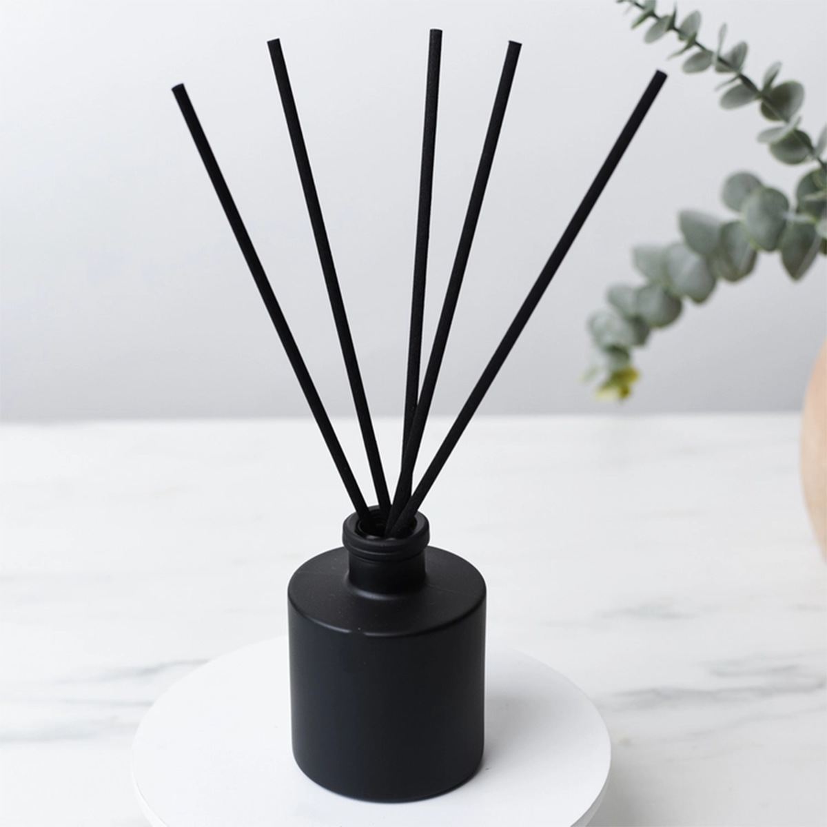 Matte Black Cylinder Diffuser (Set of 12)