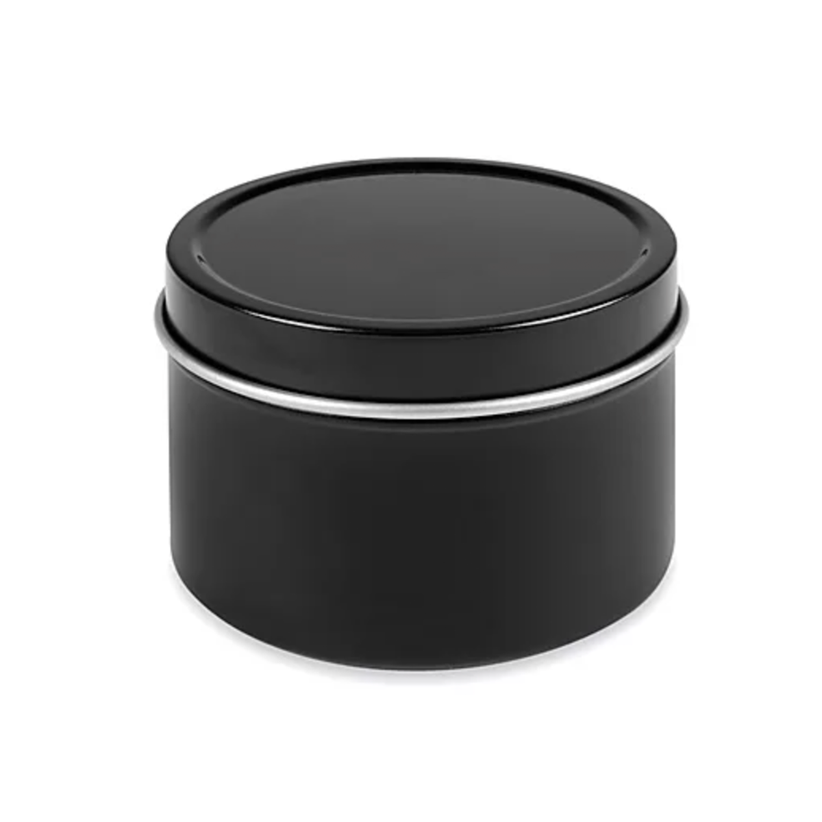 4 oz. Black Deep Travel Tin Candles (Set of 24)