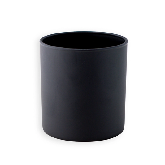 10 oz. Matte Black Luxe Glass Candles (Set of 12)