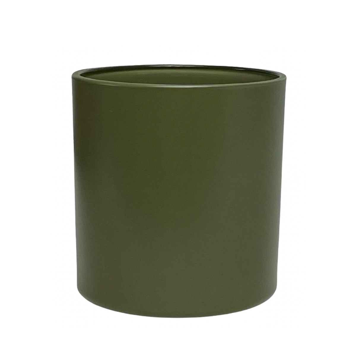 10 oz. Matte Olive Luxe Glass Candles (Set of 12)